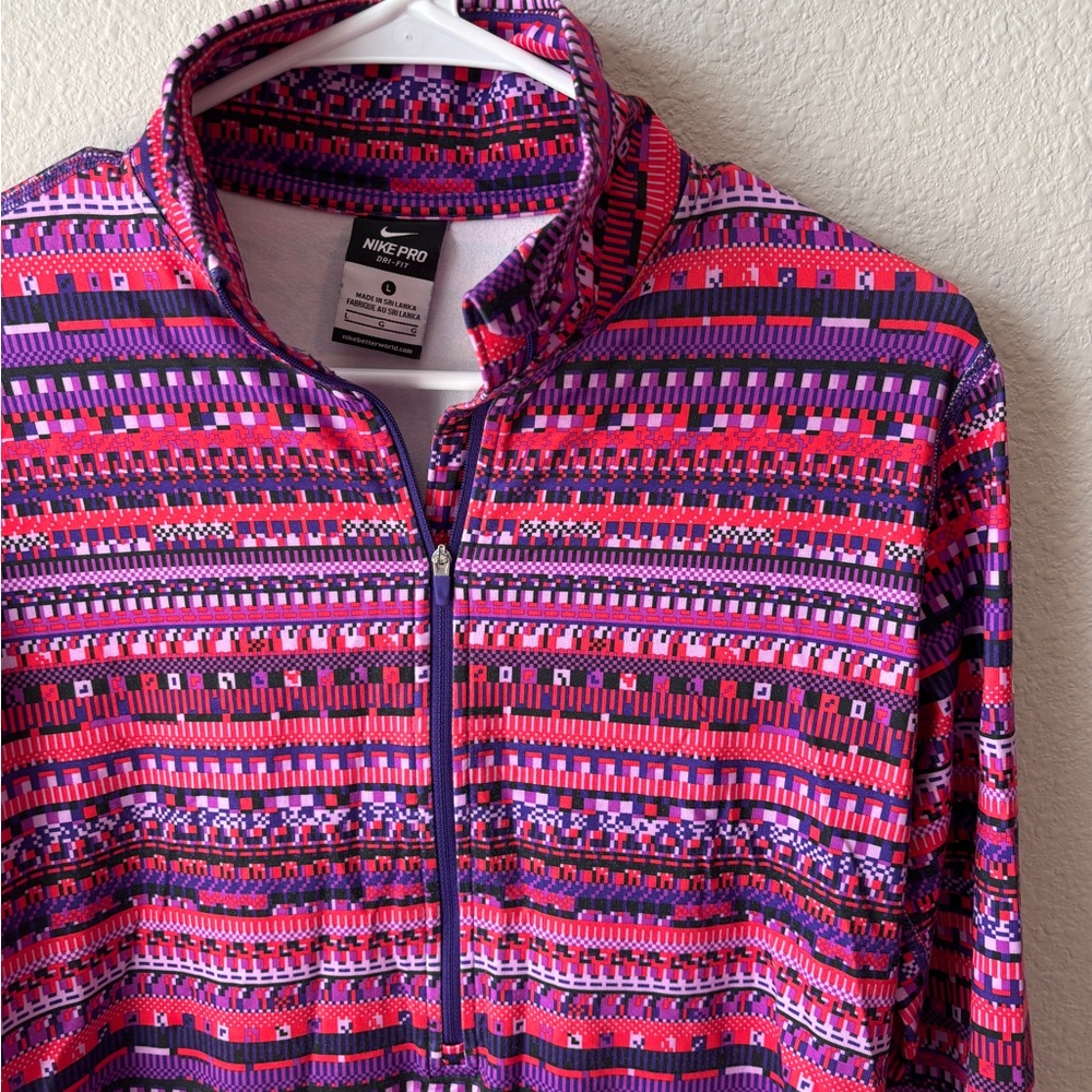 Nike Women's Multicolor Patterned Jacket - image 2